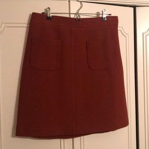 Ann Taylor skirt - burnt orange
